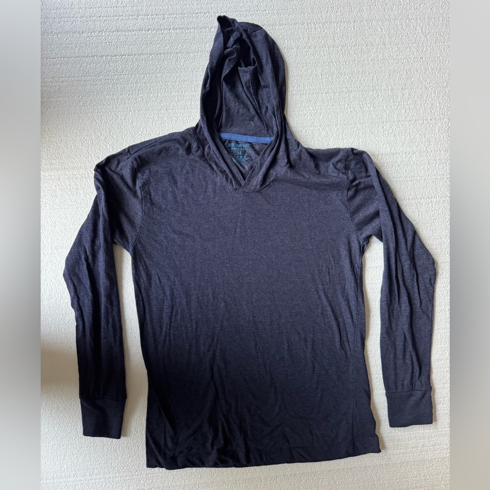 Men's Black Hooded Shirt